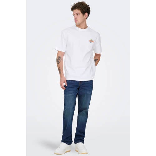 ONLY & SONS regular fit jeans Weft medium blue afbeelding