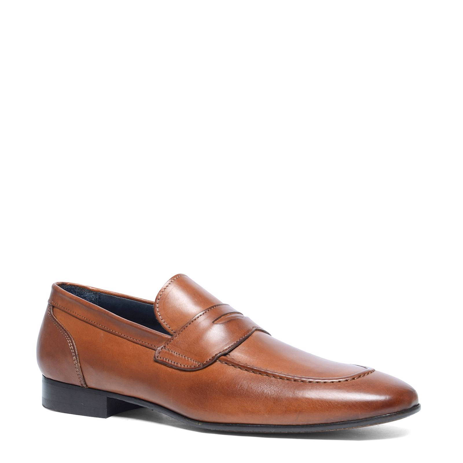 Manfield leren loafers | wehkamp