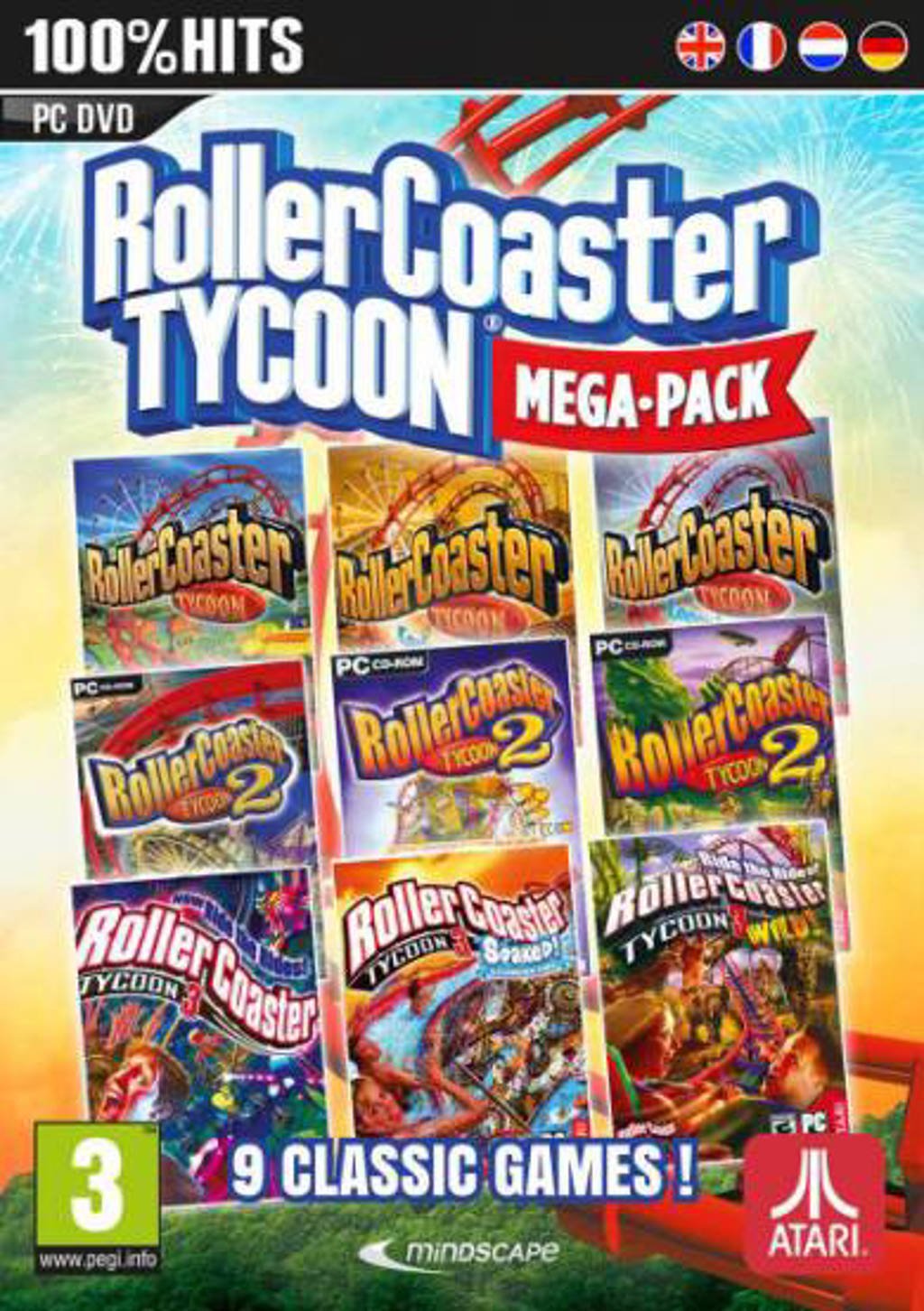 Rollercoaster tycoon (9 megapack) (PC)