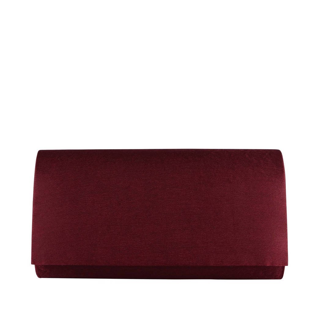 Bulaggi Part NOS clutch party clutch bordeauxrood, Bordeaux rood