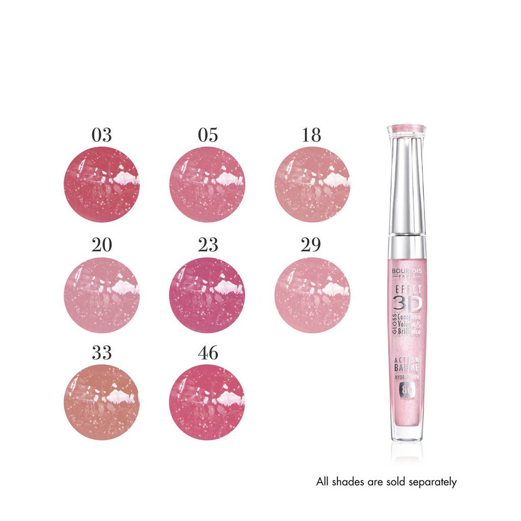Bourjois Gloss Effect 3D lipgloss - 29 Rose Charismatic | wehkamp