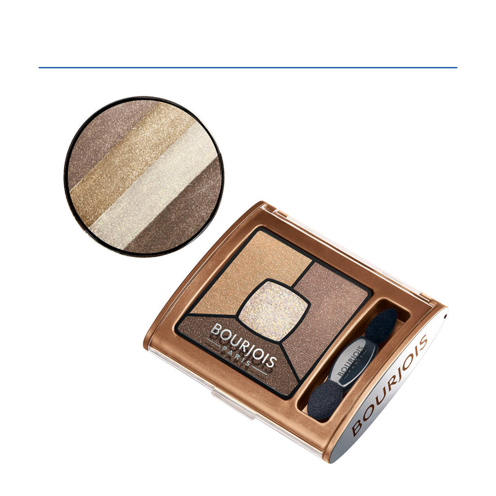 Bourjois Smoky Stories Quator oogschaduw palet - 06 Upside Brown | wehkamp