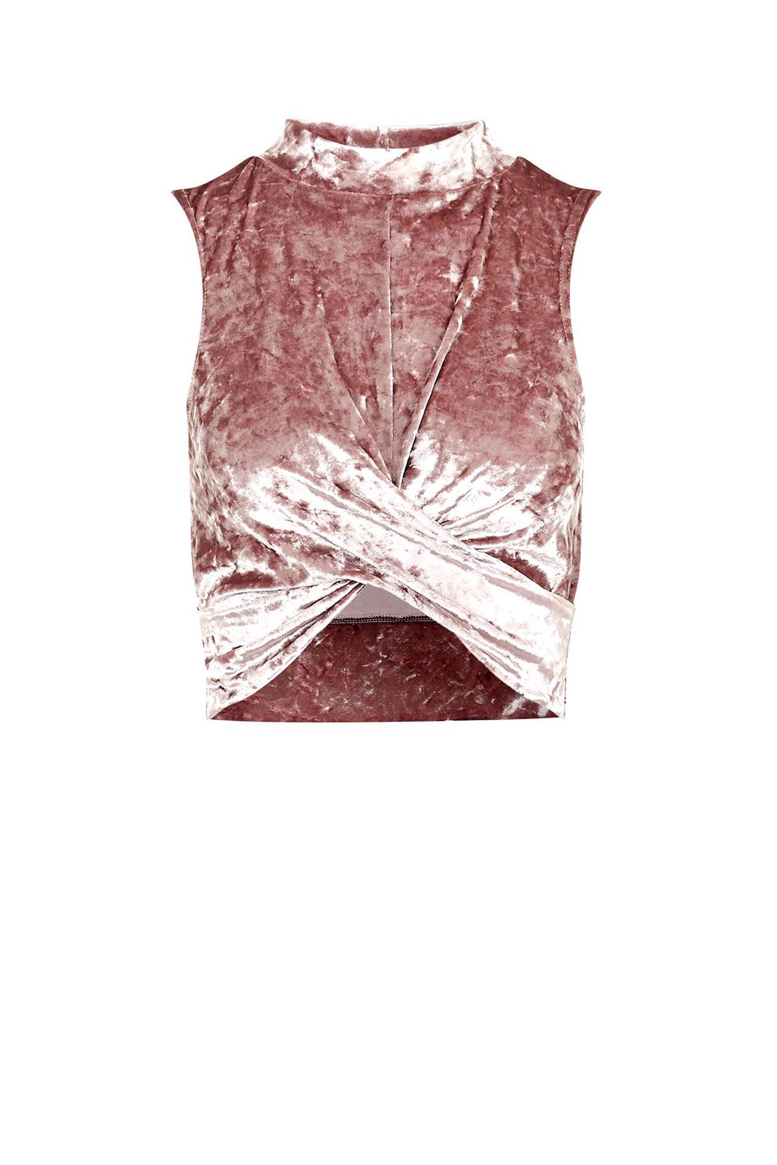 Topshop fluwelen crop top | wehkamp Topshop fluwelen sweater | wehkamp