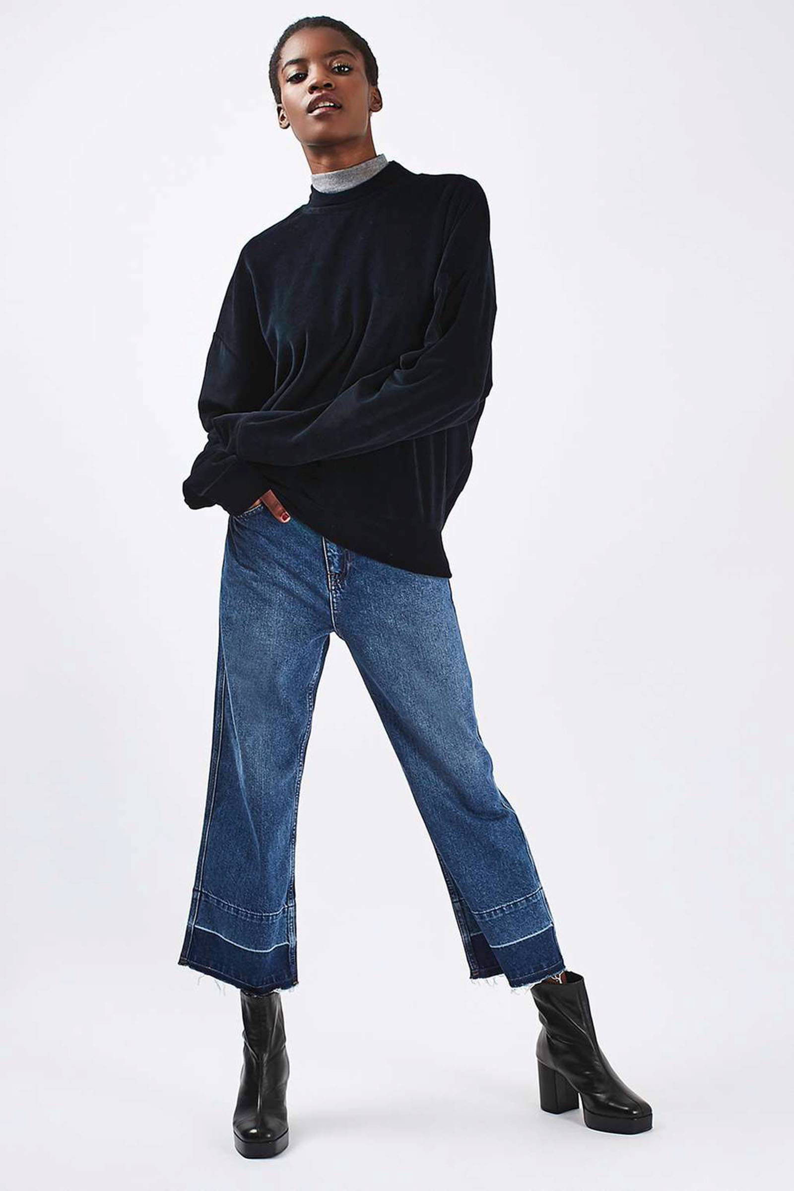 Topshop fluwelen sweater | wehkamp Topshop fluwelen sweater | wehkamp