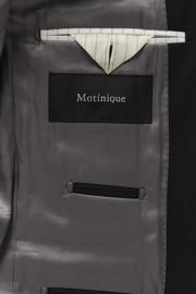 thumbnail: Matinique George F regular fit colbert zwart