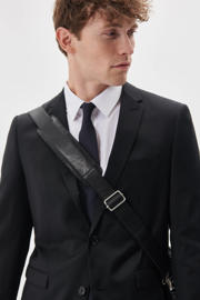 thumbnail: Matinique George F regular fit colbert zwart