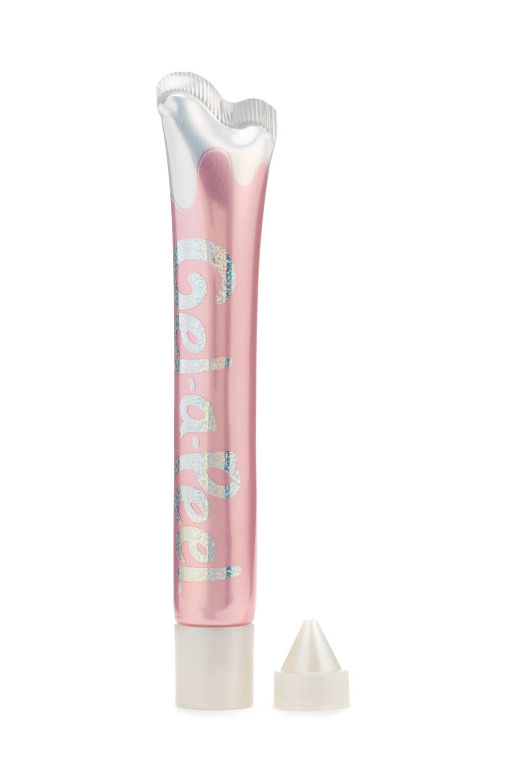 Gel-a-Peel navul tube glitter roze, Glitter roze