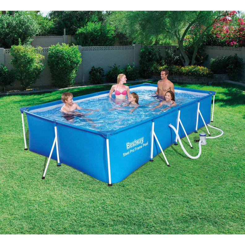 Bestway Steel Pro Bestway Steel Pro zwembad + filterpomp 400 x 211 x 81