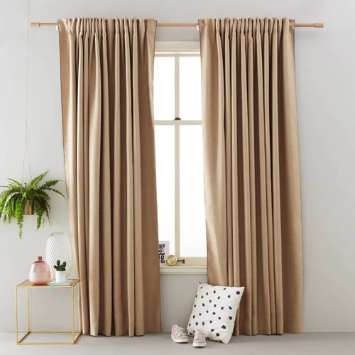 Wehkamp NOUS Living verduisterend gordijn kant en klaar Reykjavik (per stuk) (145 x 270 cm)* aanbieding