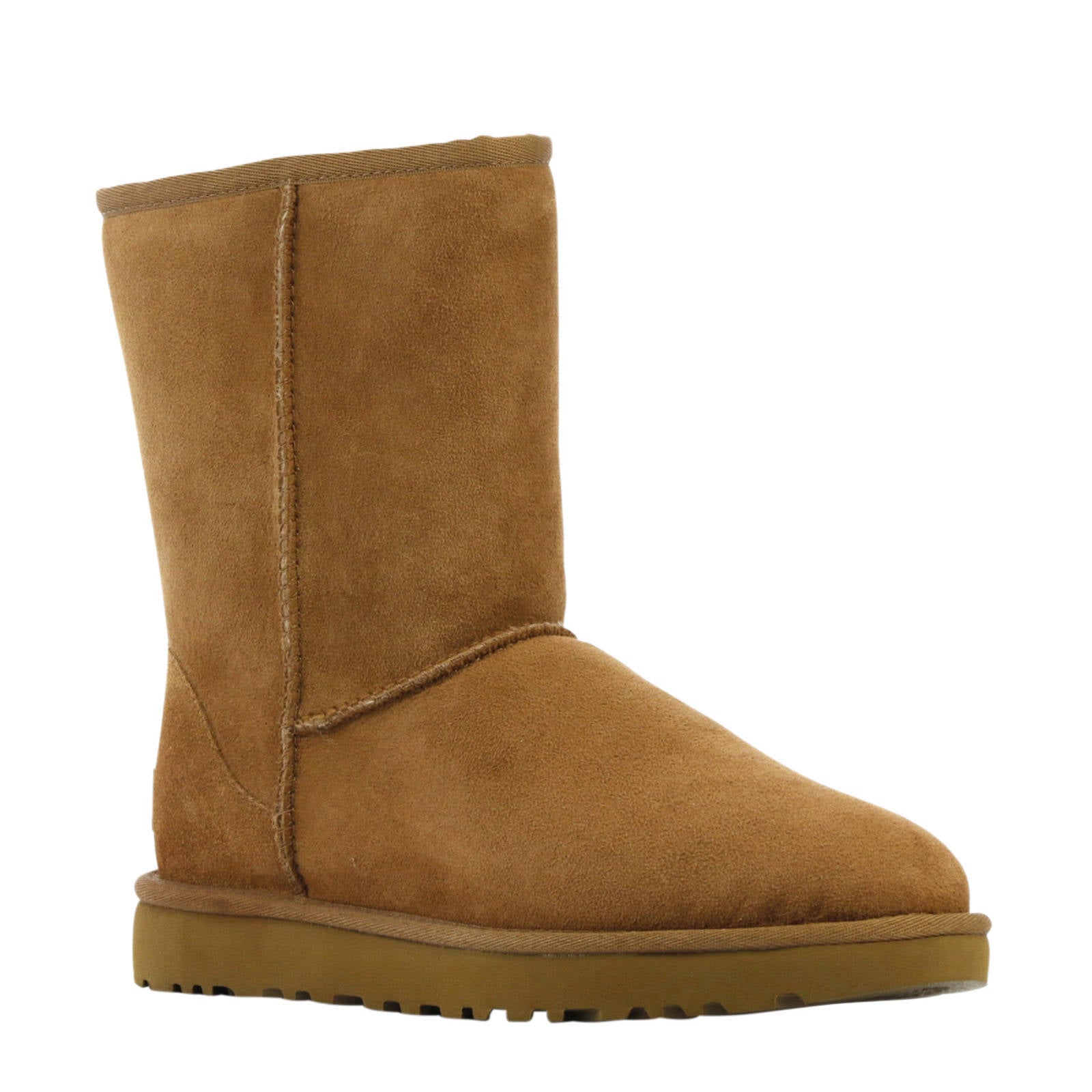 UGG Classic Short suède enkelboots bruin | wehkamp