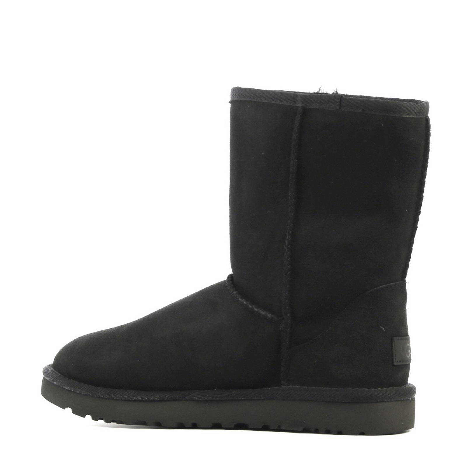 UGG Classic Short II Zwart Dames Enkelboots - Van Arendonk