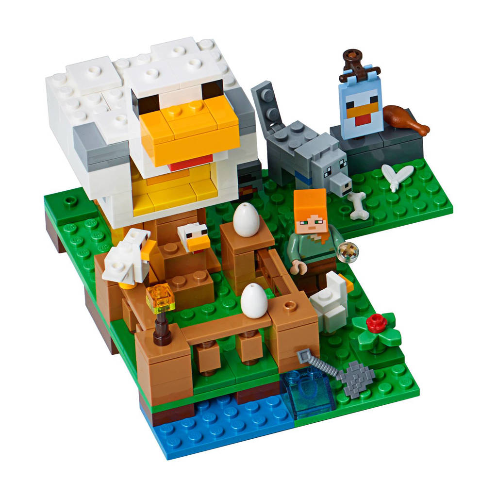 Lego Minecraft Het Kippenhok 21140 Wehkamp