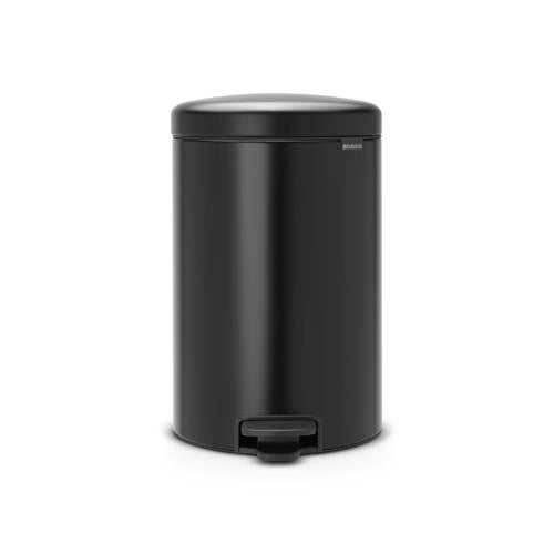 Brabantia NewIcon Prullenbak - 20 l - Matt Black - matt black