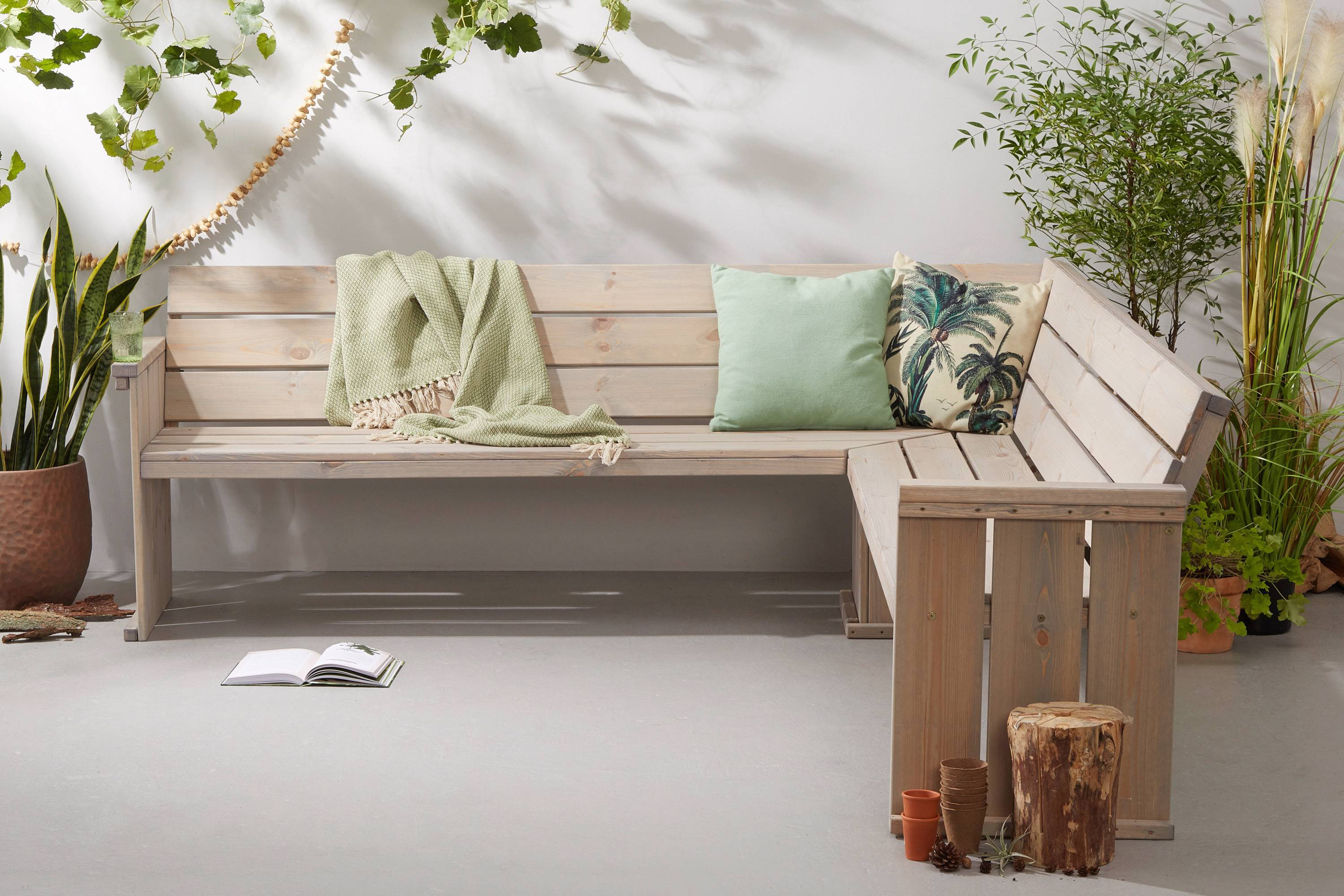 Woodvision | Lounge hoekbank Yasmine | 210 x 210 online kopen