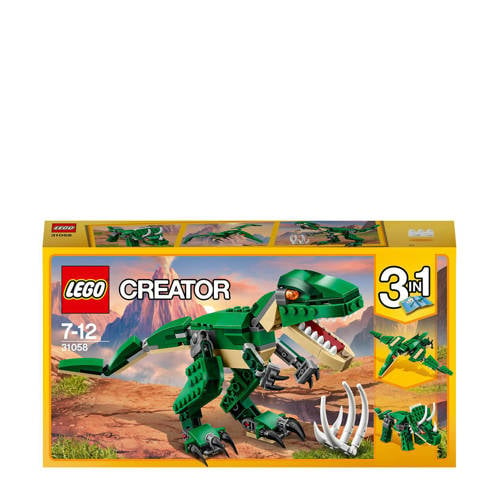 Wehkamp LEGO Creator Machtige dinosaurussen 31058 aanbieding
