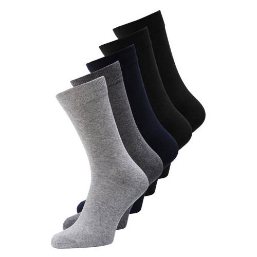 JACK & JONES sokken JACJENS - set van 5 antraciet afbeelding
