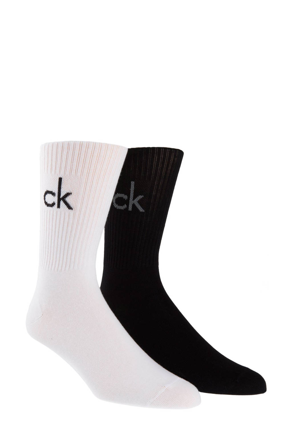 Calvin Klein sokken - 2 paar, Wit/zwart