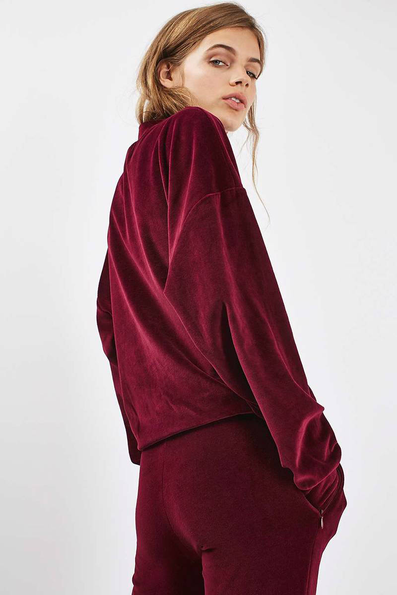 Topshop fluwelen sweater | wehkamp Topshop fluwelen sweater | wehkamp