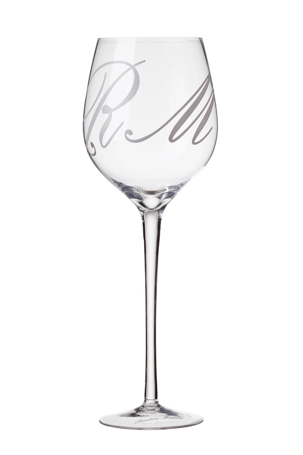 Preek Kinderdag snor Riviera Maison wijnglas (Ø8,5 cm) | wehkamp