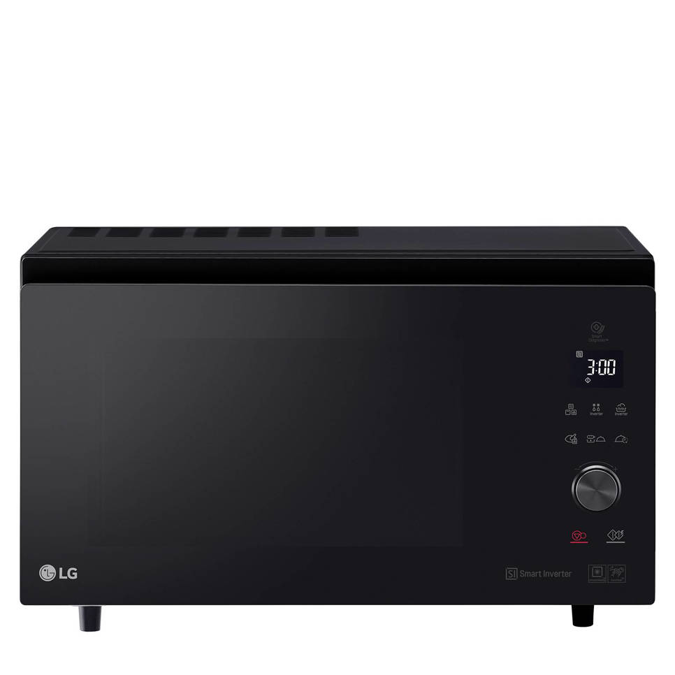 LG MJ3965BPS combimagnetron, Zwart/zilver