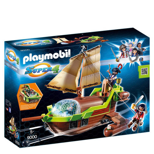 Playmobil Super 4 Piratenschip Kameleon Met Ruby 9000 playmobil kopen in de aanbieding