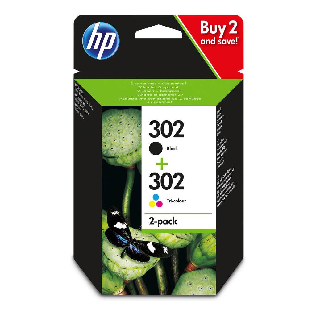 HP 302 inktcartridge multipack, Multi