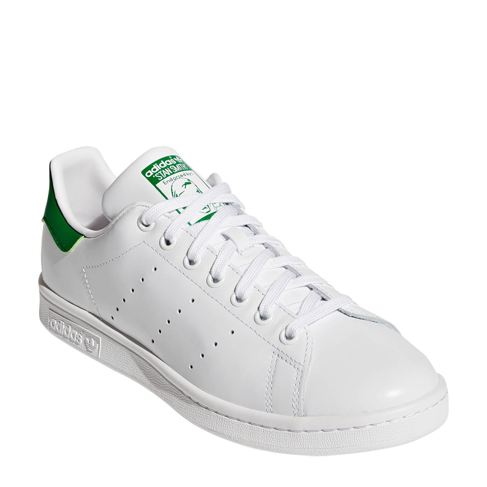 adidas Originals Stan Smith sneakers wit/groen | wehkamp