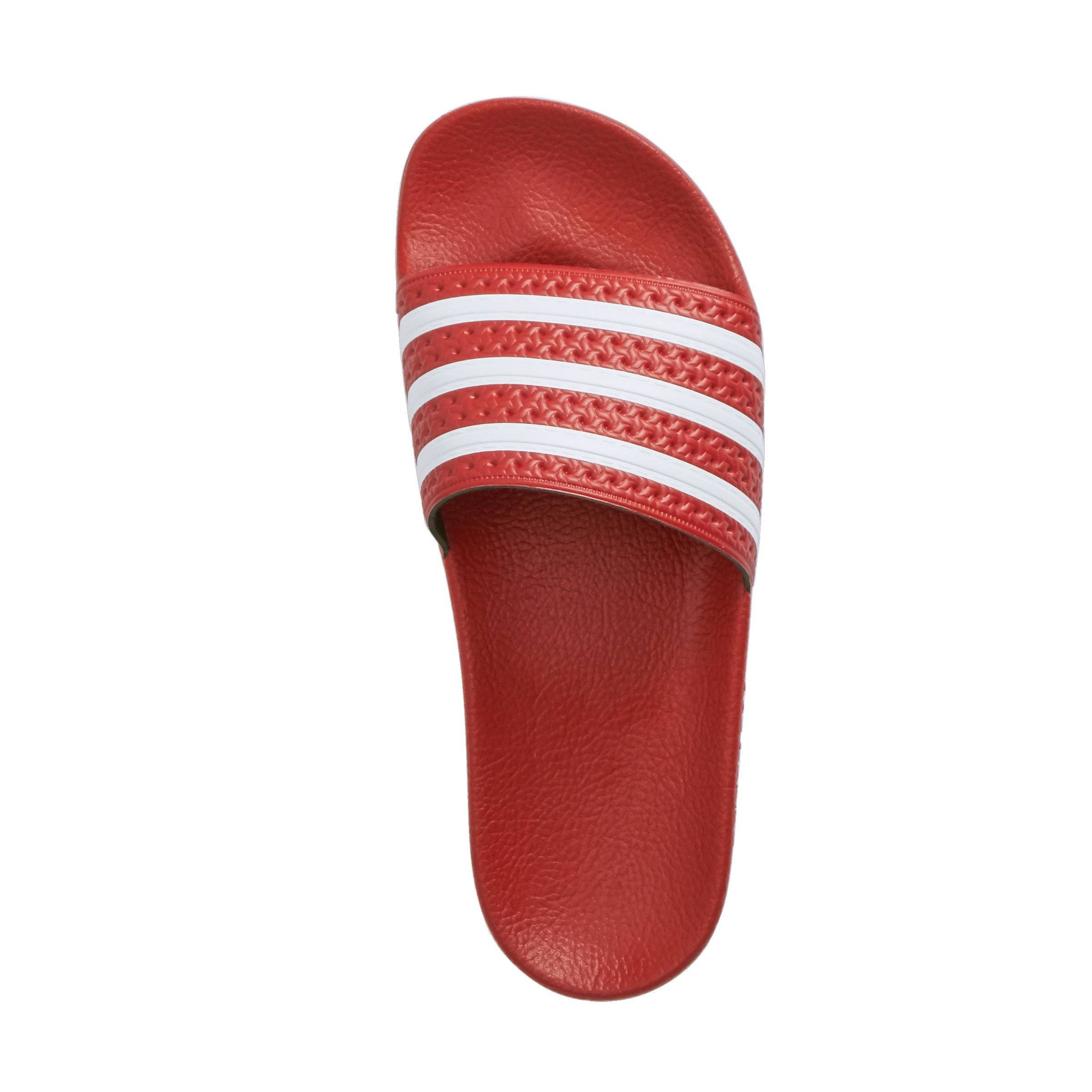 badslippers adidas rood online