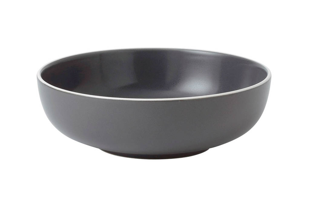 Gordon Ramsay by Royal Doulton kom (Ø17 cm) (set van 2), Antraciet