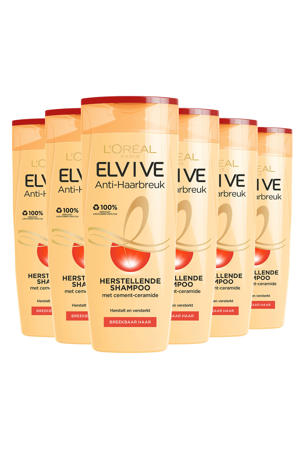 Anti-Haarbreuk shampoo - 6 x 250 ml - voordeelverpakking