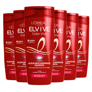 Wehkamp L'Oréal Paris Elvive Color Vive shampoo - 6 x 250 ml - voordeelverpakking aanbieding