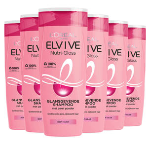 Wehkamp L'Oréal Paris Elvive Nutri-Gloss shampoo - 6 x 250 ml - voordeelverpakking aanbieding