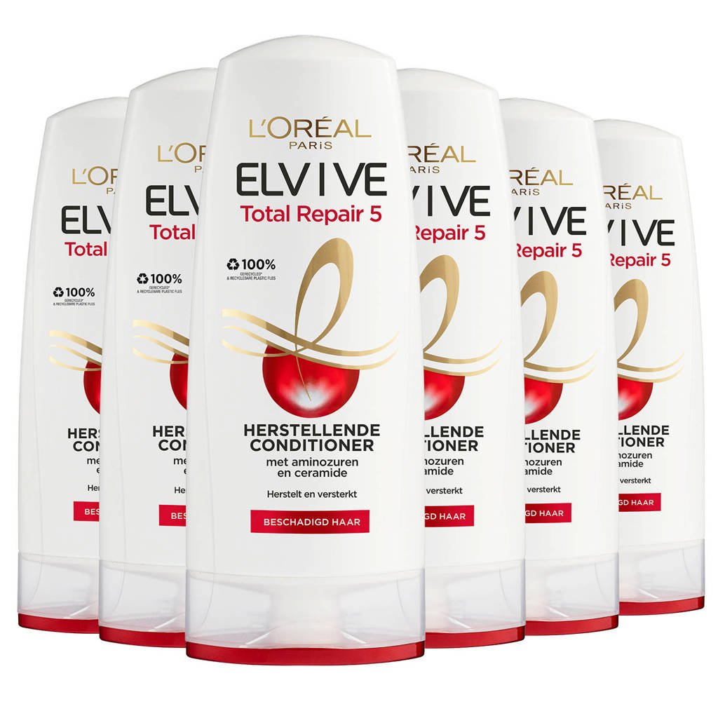 L'Oréal Paris Elvive Total Repair 5 cremespoeling - 6x 200 ml multiverpakking