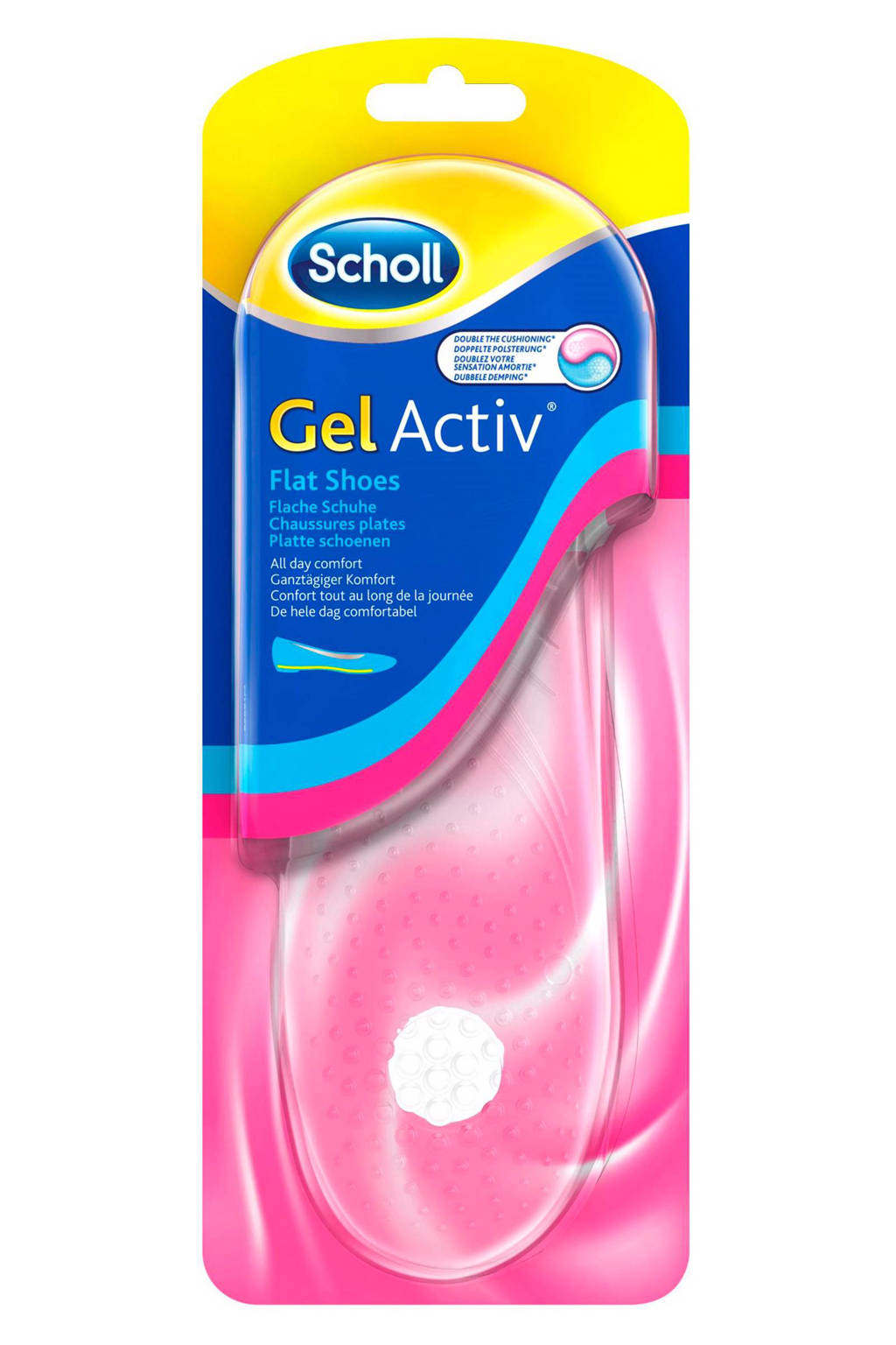 Scholl Gel Activ Inlegzolen - platte schoenen