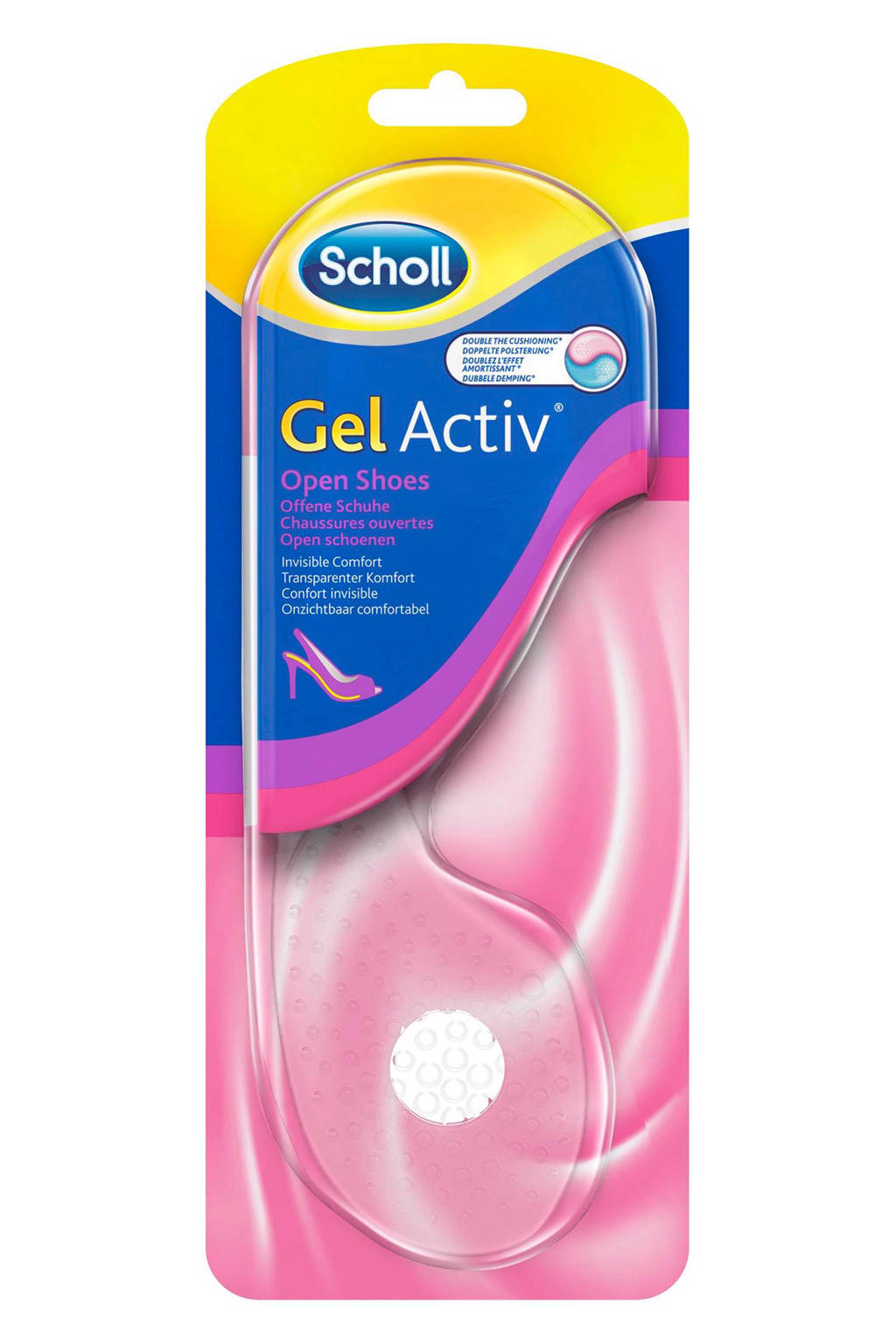 Scholl Gel Activ Inlegzolen - open schoenen