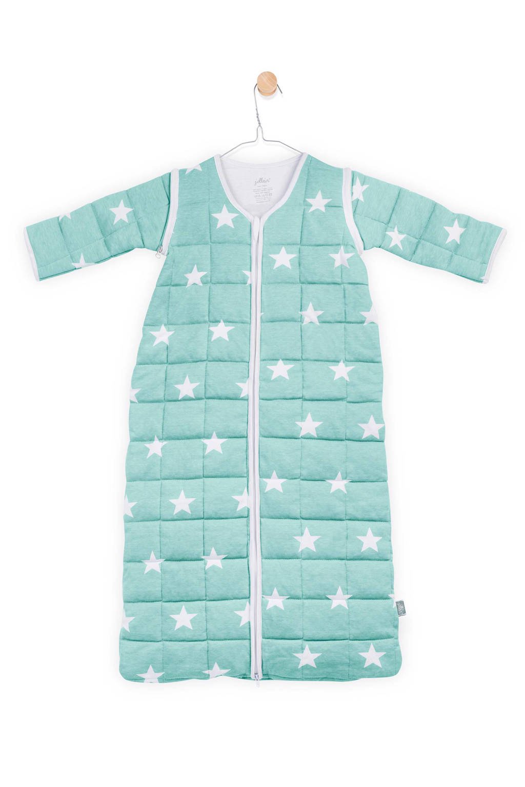 Jollein Little Star 4-seizoenen baby slaapzak 0-6 mnd jade, Jade, 70