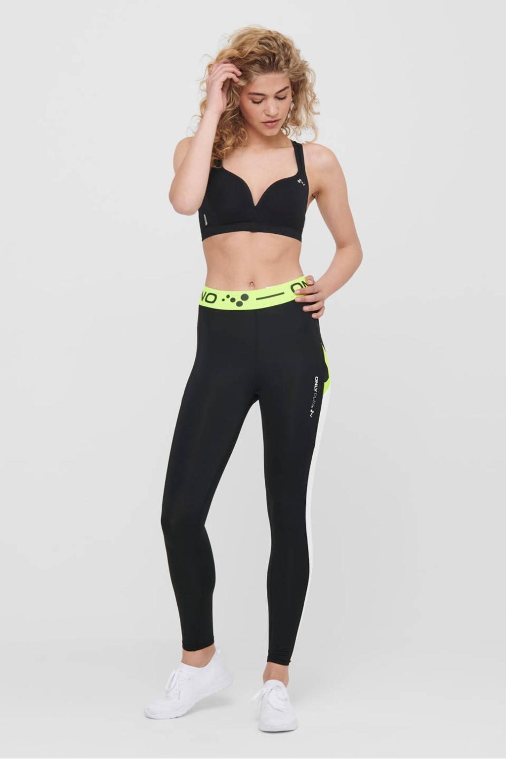 ONLY PLAY sport-bh medium support ONPMARTINE- zwart