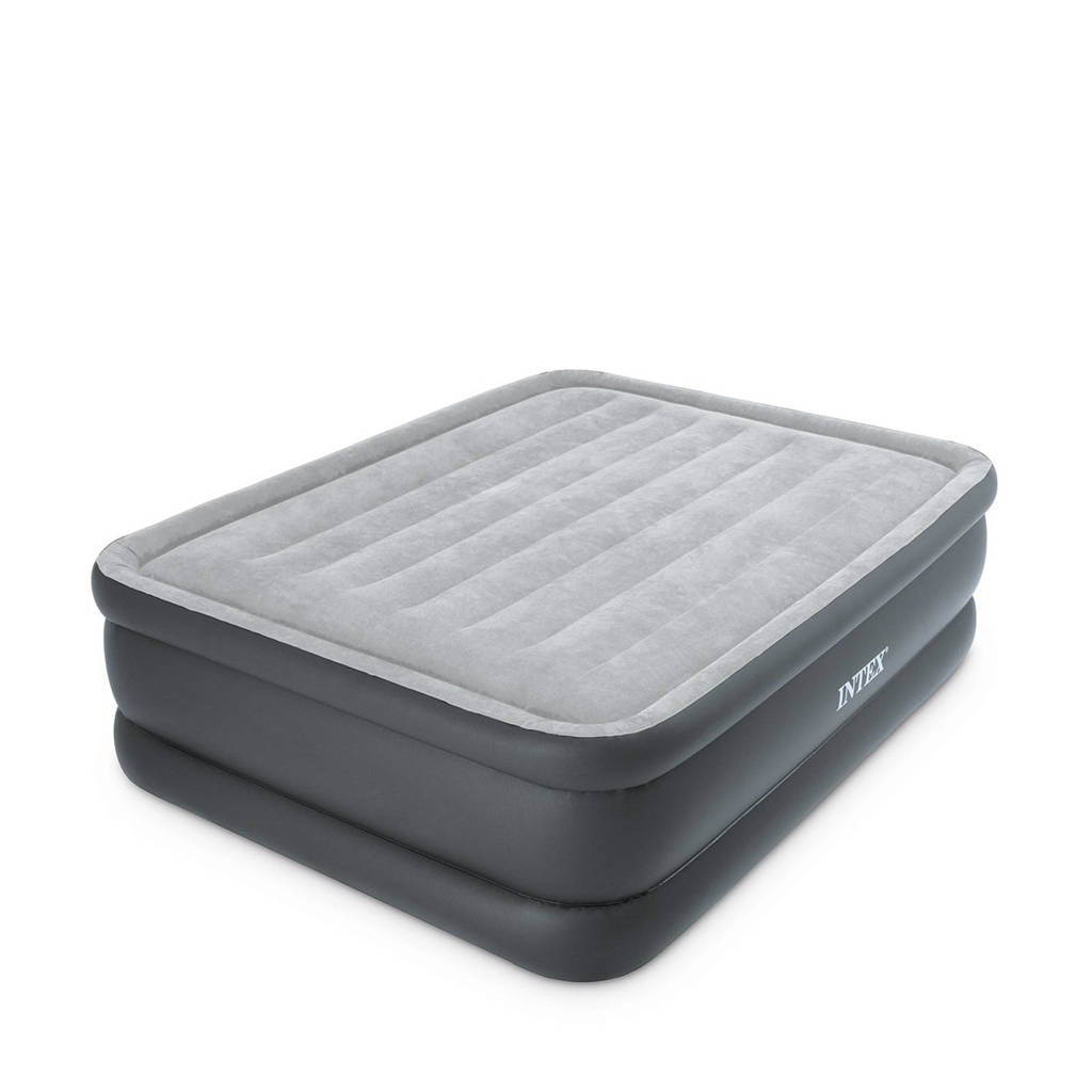 Intex Essential Rest Queen elektrisch luchtbed, Grijs