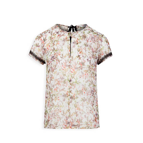 Morgan Gebloemde Top Met Kant morgan kopen in de aanbieding Morgan Gebloemde Top Met Kant morgan kopen in de aanbieding