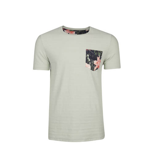 We Fashion Slim Fit Jacquard T Shirt Mintgroen we fashion kopen in de aanbieding We Fashion Slim Fit Jacquard T Shirt Mintgroen we fashion kopen in de aanbieding