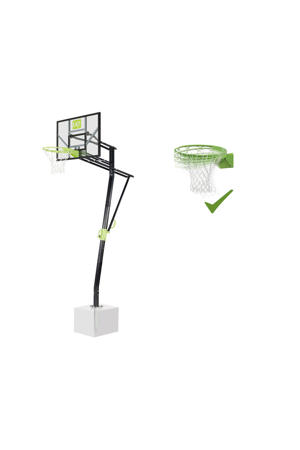 Galaxy Inground Basket (met Dunkring) EXIT Galaxy basketbalbord voor grondmontage met dunkring