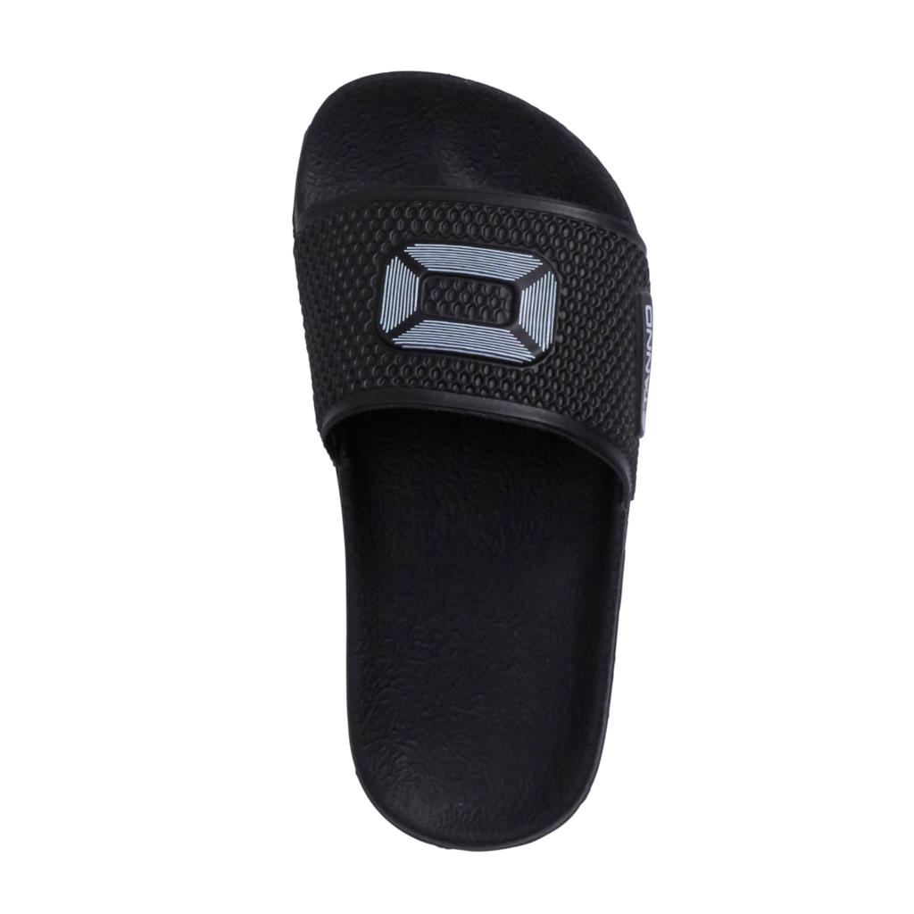 Zwarte jongens en meisjes Stanno Stadium II badslippers van 100% pu