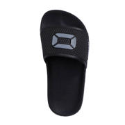 thumbnail: Zwarte jongens en meisjes Stanno Stadium II badslippers van 100% pu