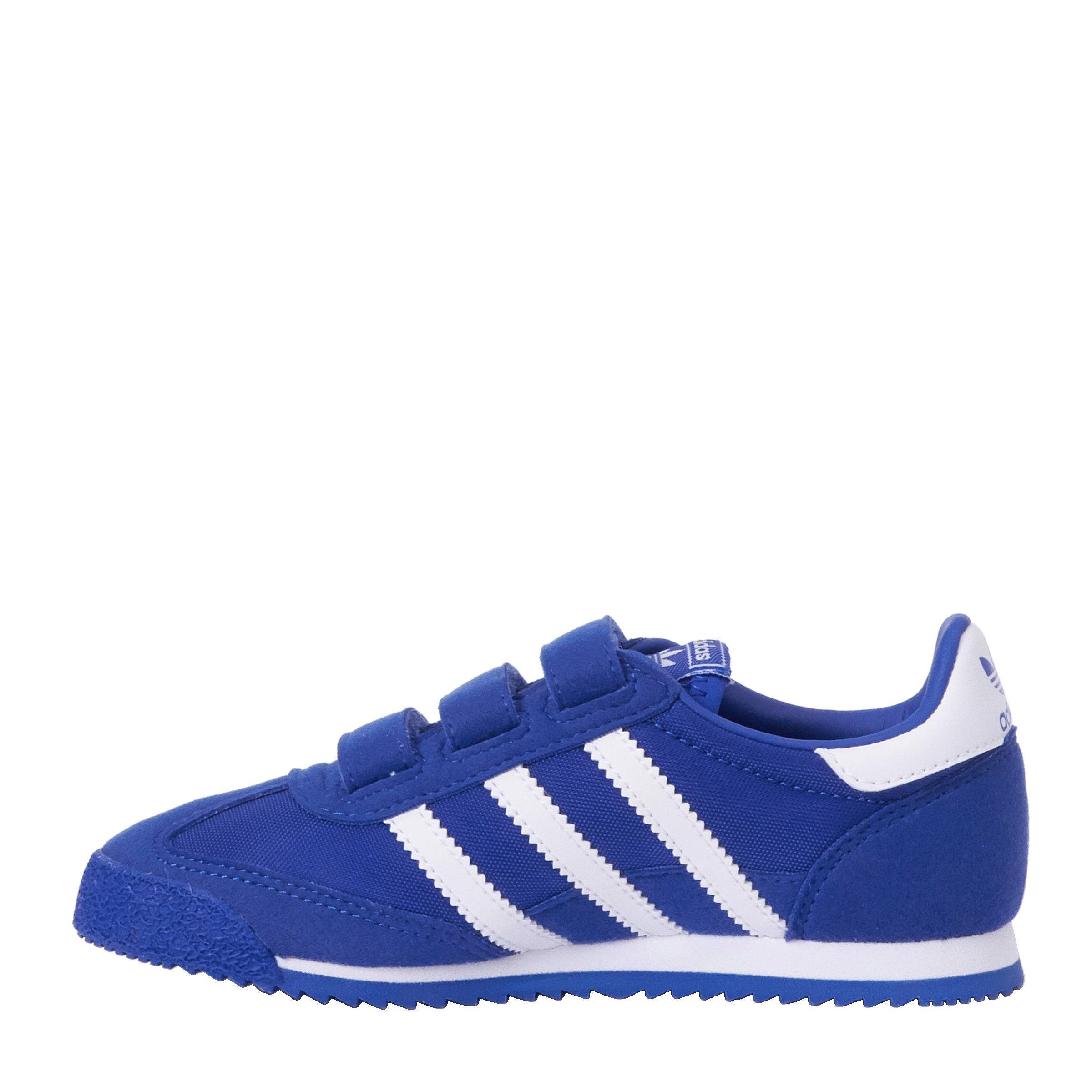 adidas originals dragon blauw