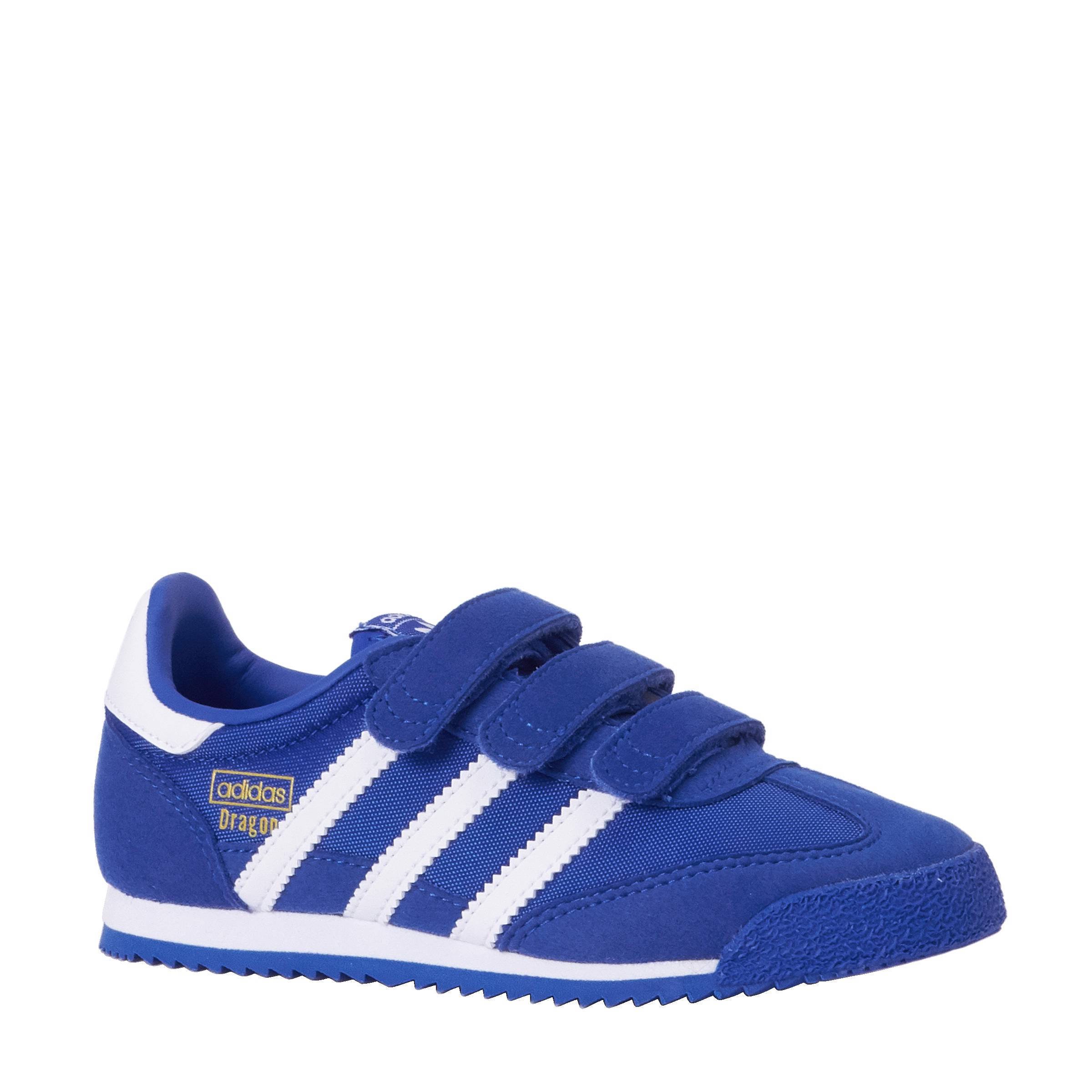 adidas originals dragon blauw