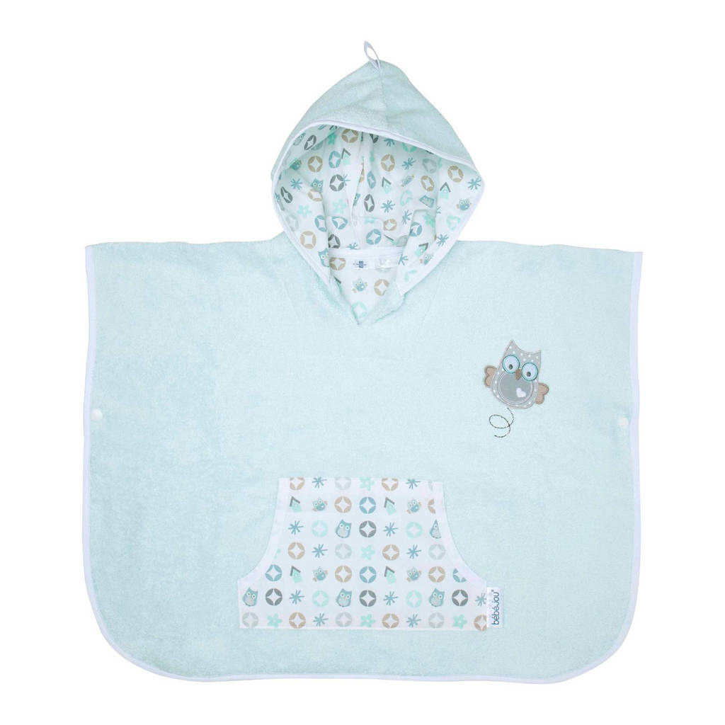 bébé-jou Owl family poncho 65x50 cm
