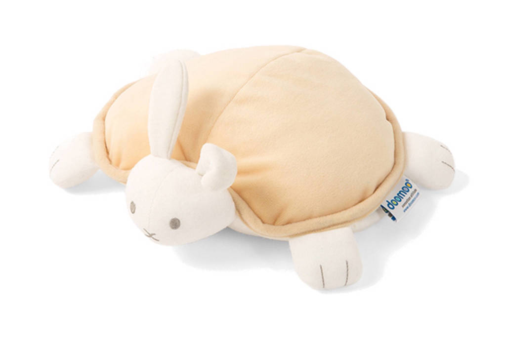 Doomoo Rabbit Snoogy warmtekussen geel, Geel
