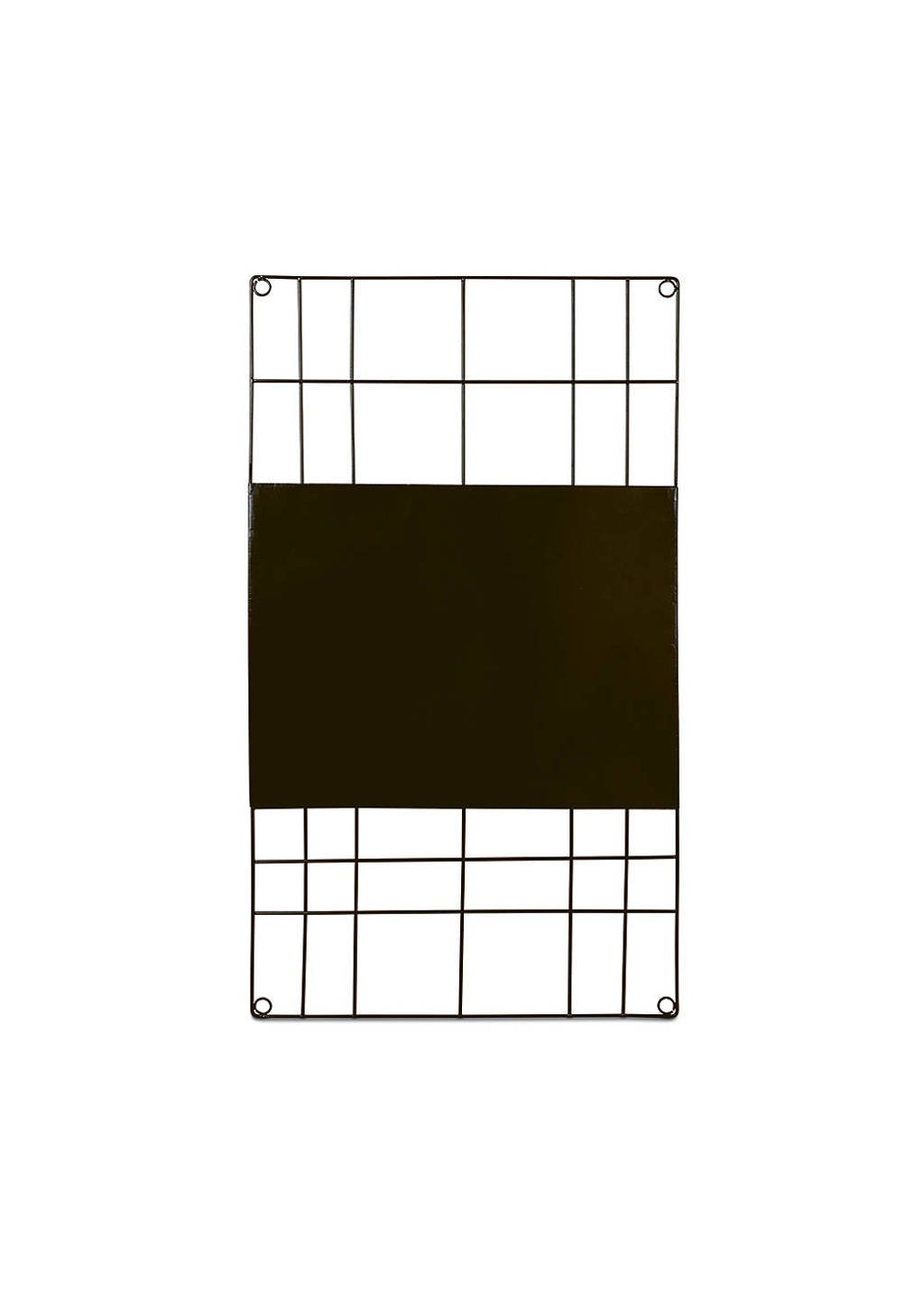 vtwonen draadstalen memobord ( cm), Zwart