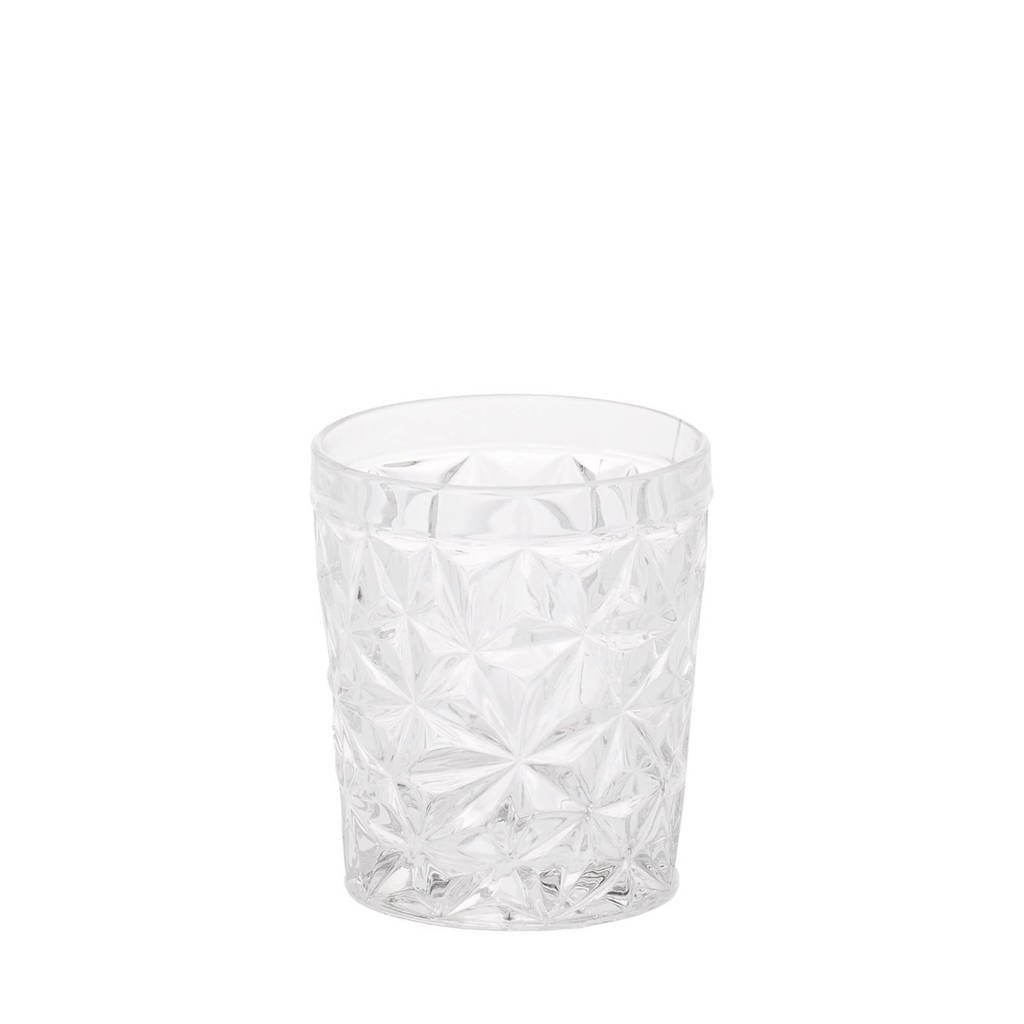 Riverdale Star waterglas (Ø9 cm), Transparant