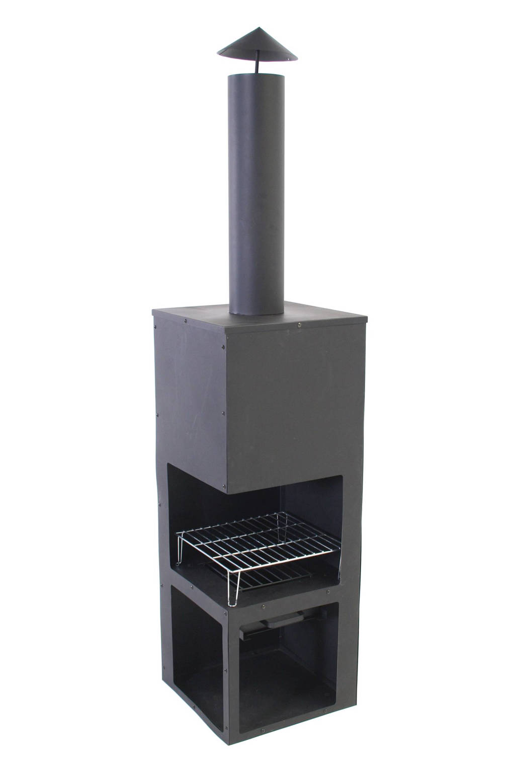 SenS-Line tuinhaard Cornerpot, Zwart
